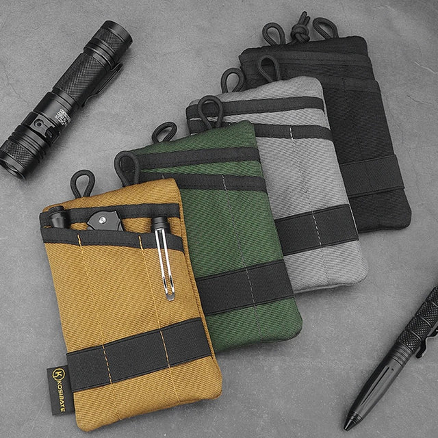 Compact Pocket Organizer Pouch – Multifunctional EDC Tool Storage Bag for Every Day, Camping, Hiking, & Mountaineering - The EDC Outpost