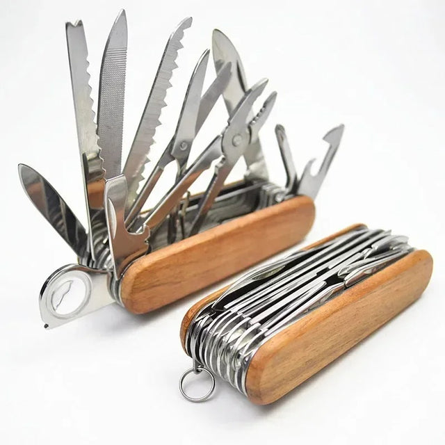 17-in-1 Multi-Tool Pocket Knife – Portable Stainless Steel Folding Knife with Pliers - The EDC Outpost