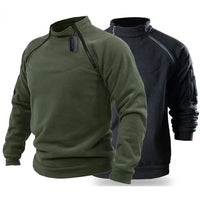 Men’s Tactical Polar Fleece Jacket – Windproof Hunting, Hiking & Outdoor Thermal Pullover - The EDC Outpost