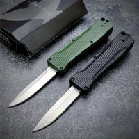BM 4850 Push Button Knife – 440C Stainless Steel Blade & Zinc Alloy Handle | Outdoor Camping, Fishing, EDC Multi-Purpose Tool - The EDC Outpost