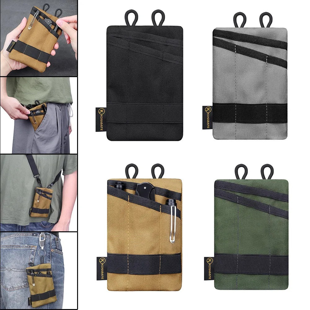 Compact Pocket Organizer Pouch – Multifunctional EDC Tool Storage Bag for Every Day, Camping, Hiking, & Mountaineering - The EDC Outpost