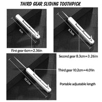 Portable Titanium Toothpick with Holder – Reusable Pocket Toothpick for Camping, Hiking, Outdoor Survival & Everyday Use - The EDC Outpost