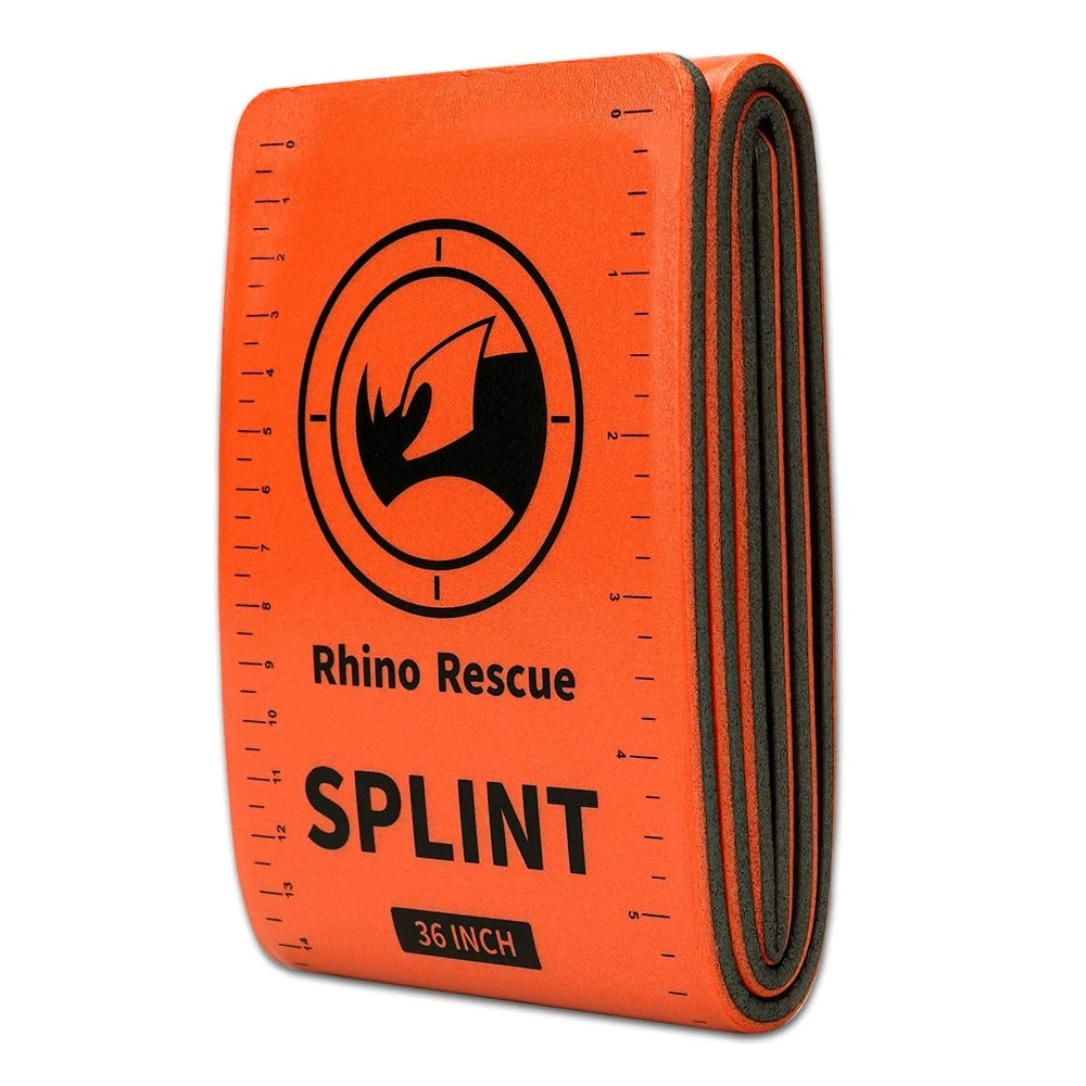 RHINO RESCUE First Aid Splint – 36" x 4.3" Lightweight Emergency Bone Support for Camping, Hiking & Survival Kits - The EDC Outpost