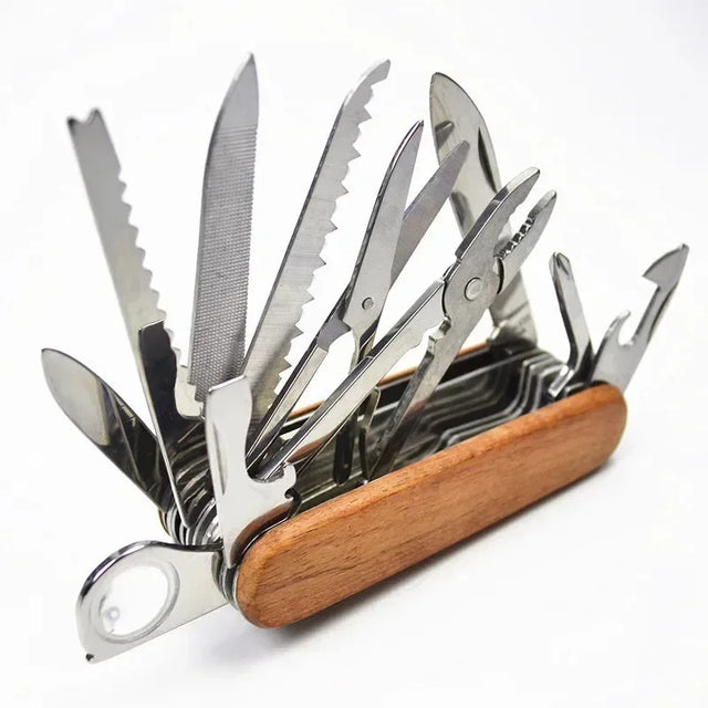 17-in-1 Multi-Tool Pocket Knife – Portable Stainless Steel Folding Knife with Pliers - The EDC Outpost