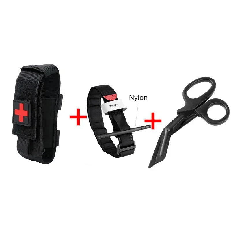 Military Tactical Tourniquet – Outdoor Survival Combat Medical Emergency Belt with Windlass for Camping, Hiking & First Aid - The EDC Outpost