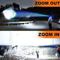 80000LM Powerful XHP360 LED Headlamp – USB Rechargeable Headlight Flashlight with Large Aperture for Camping, Fishing & Outdoor Adventures - The EDC Outpost