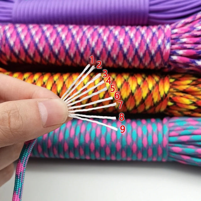 Paracord 550 – High Quality Type III Survival Cord (Multiple Colors & Lengths) - The EDC Outpost