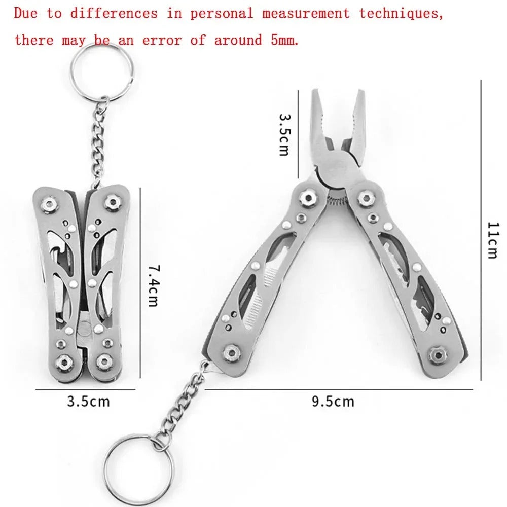 New Folding Multi-tool Pocket Knife Pliers Mini Portable Fold Outdoor Hunting Survival Rescue Tactical Multipurpose Repair Tool - The EDC Outpost
