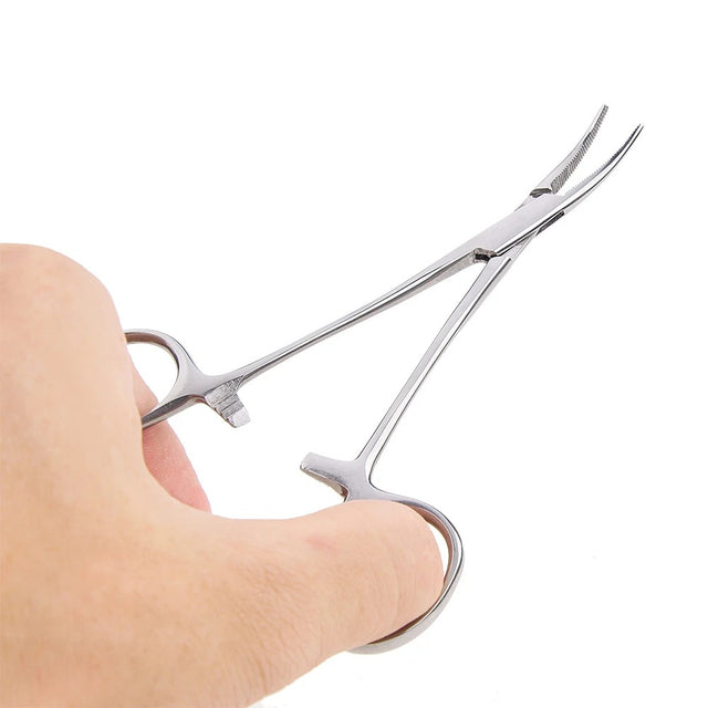 Hemostatic Forceps Locking Pliers – 12.5cm, 16cm, 18cm | Curved & Straight Tip Stainless Steel Clamp Tool - The EDC Outpost