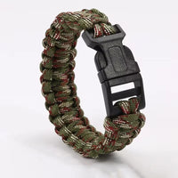 23cm/9in Seven Core Paracord Survival Bracelet – Outdoor Emergency Escape Camping Tool with Plaited Rope Design - The EDC Outpost