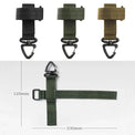 Multi-Purpose Nylon Tactical Gloves Hook | Safety Clip with Buckle for Work, Climbing, Hiking & Camping - The EDC Outpost