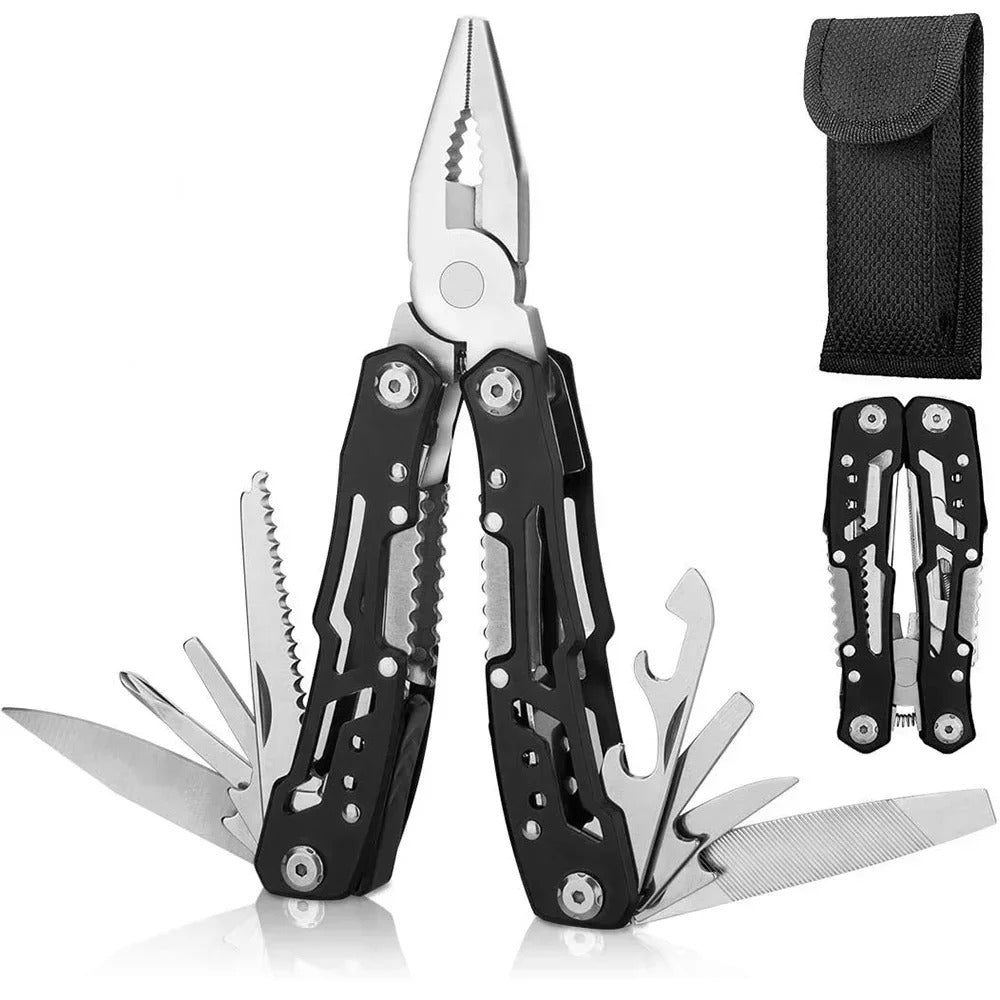 New Folding Multi-tool Pocket Knife Pliers Mini Portable Fold Outdoor Hunting Survival Rescue Tactical Multipurpose Repair Tool - The EDC Outpost