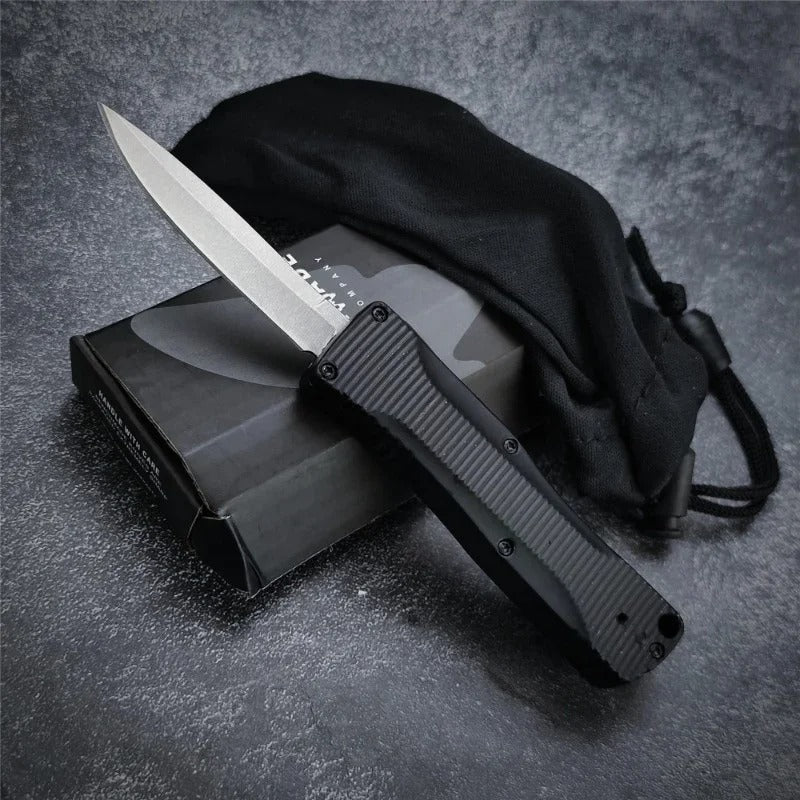 BM 4850 Push Button Knife – 440C Stainless Steel Blade & Zinc Alloy Handle | Outdoor Camping, Fishing, EDC Multi-Purpose Tool - The EDC Outpost