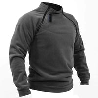 Men’s Tactical Polar Fleece Jacket – Windproof Hunting, Hiking & Outdoor Thermal Pullover - The EDC Outpost