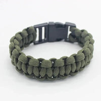 23cm/9in Seven Core Paracord Survival Bracelet – Outdoor Emergency Escape Camping Tool with Plaited Rope Design - The EDC Outpost