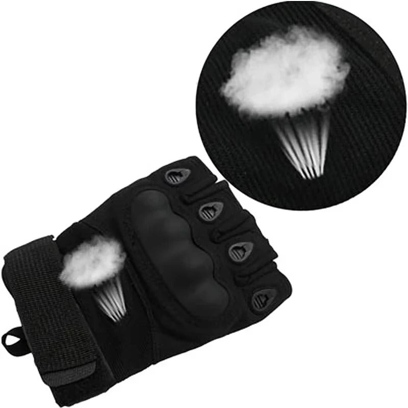 Tactical Fingerless Gloves – Training, Shooting, Biking, Gym, Mountaineering & Security Protection - The EDC Outpost