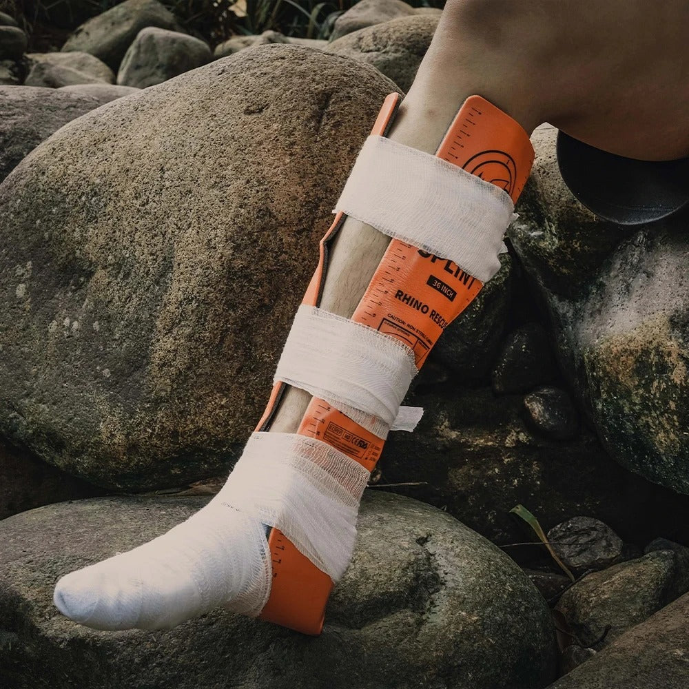 RHINO RESCUE First Aid Splint – 36" x 4.3" Lightweight Emergency Bone Support for Camping, Hiking & Survival Kits - The EDC Outpost