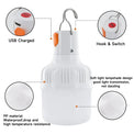 Outdoor USB Rechargeable LED Camping Lantern – High Brightness Emergency Lamp with Hook for Fishing, Hiking, and Night Use - The EDC Outpost