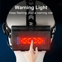 80000LM Powerful XHP360 LED Headlamp – USB Rechargeable Headlight Flashlight with Large Aperture for Camping, Fishing & Outdoor Adventures - The EDC Outpost