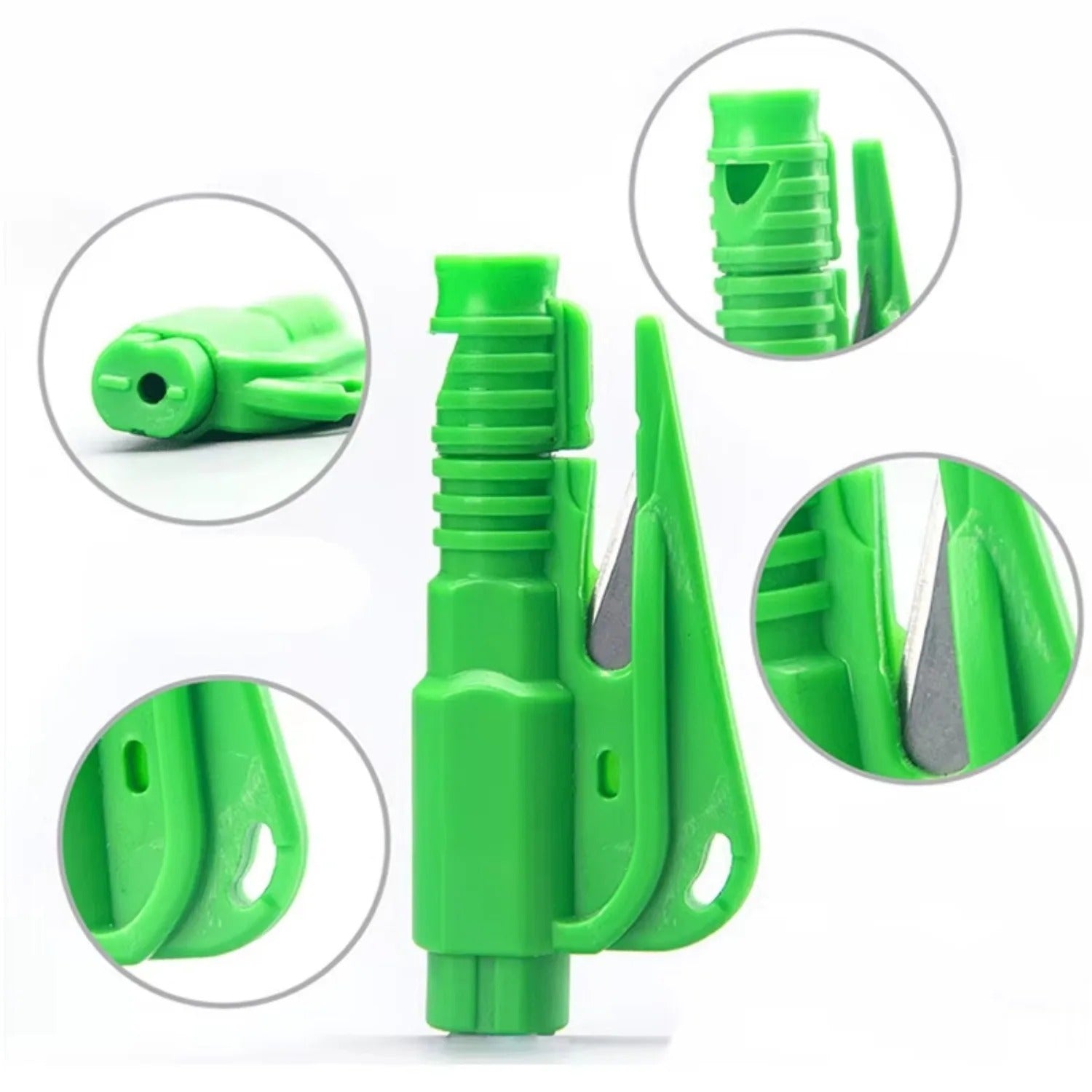 ini 3-in-1 Safety Hammer Keychain – Glass Breaker, Seatbelt Cutter & Emergency Survival Whistle - The EDC Outpost