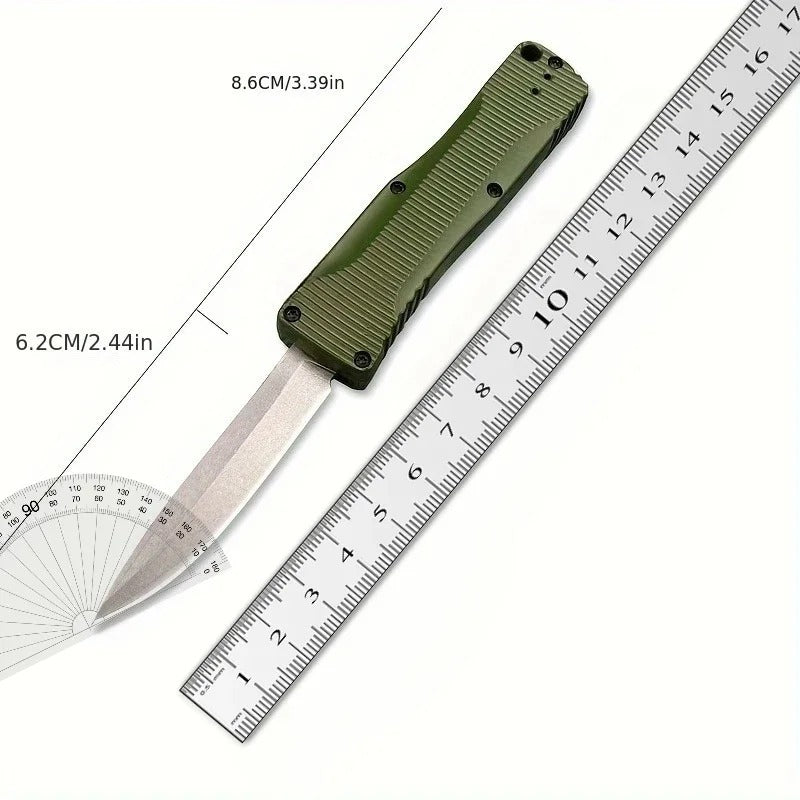 BM 4850 Push Button Knife – 440C Stainless Steel Blade & Zinc Alloy Handle | Outdoor Camping, Fishing, EDC Multi-Purpose Tool - The EDC Outpost