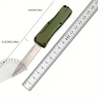 BM 4850 Push Button Knife – 440C Stainless Steel Blade & Zinc Alloy Handle | Outdoor Camping, Fishing, EDC Multi-Purpose Tool - The EDC Outpost