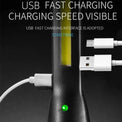 Portable COB LED Work Light – Magnetic Rechargeable Flashlight with Stepless Dimming for Emergency, Car Repair, and Outdoor Use - The EDC Outpost