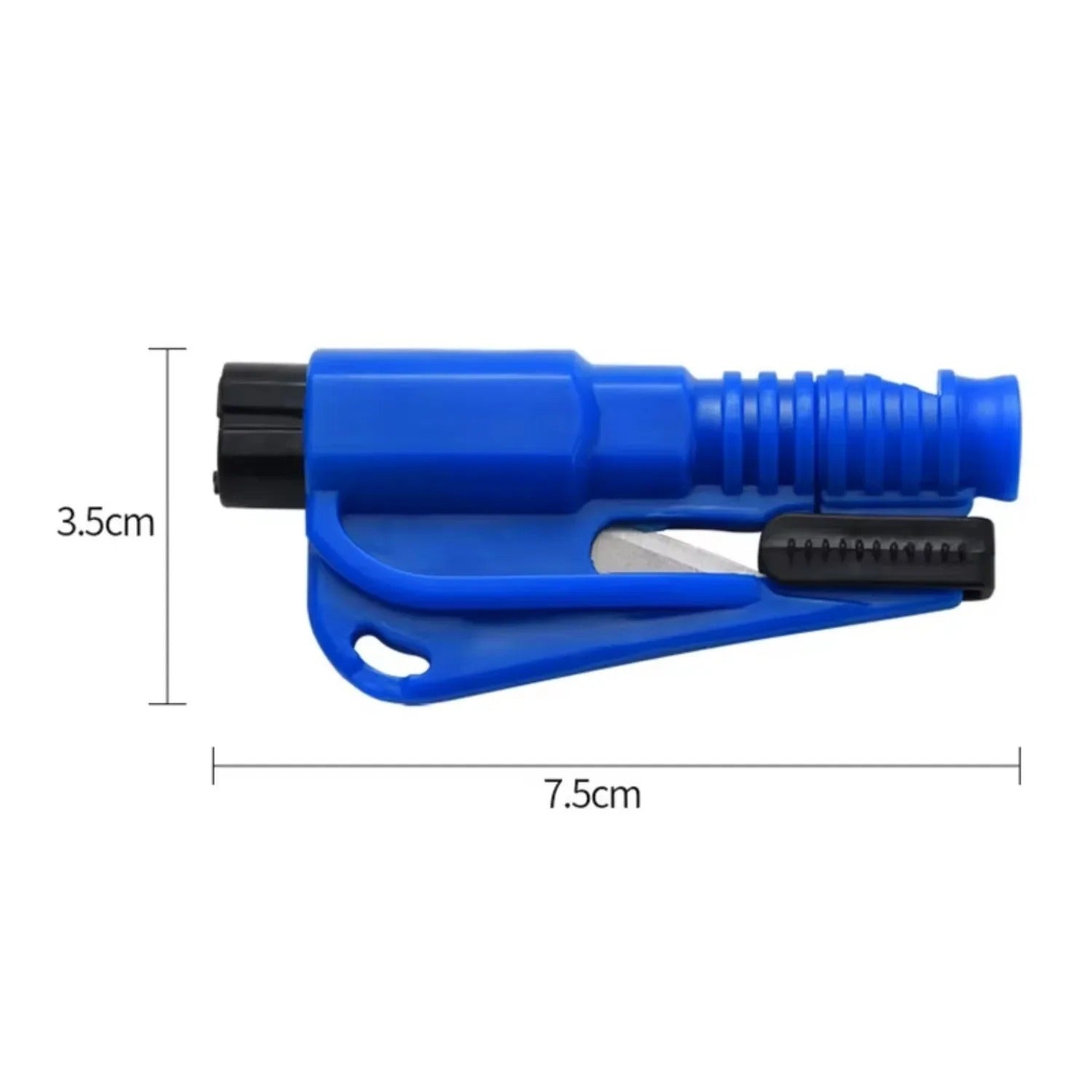 ini 3-in-1 Safety Hammer Keychain – Glass Breaker, Seatbelt Cutter & Emergency Survival Whistle - The EDC Outpost