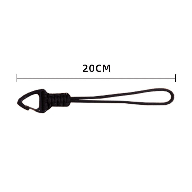 Paracord Keychain – Military Braided Nylon Lanyard with Metal Buckle - The EDC Outpost