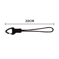 Paracord Keychain – Military Braided Nylon Lanyard with Metal Buckle - The EDC Outpost