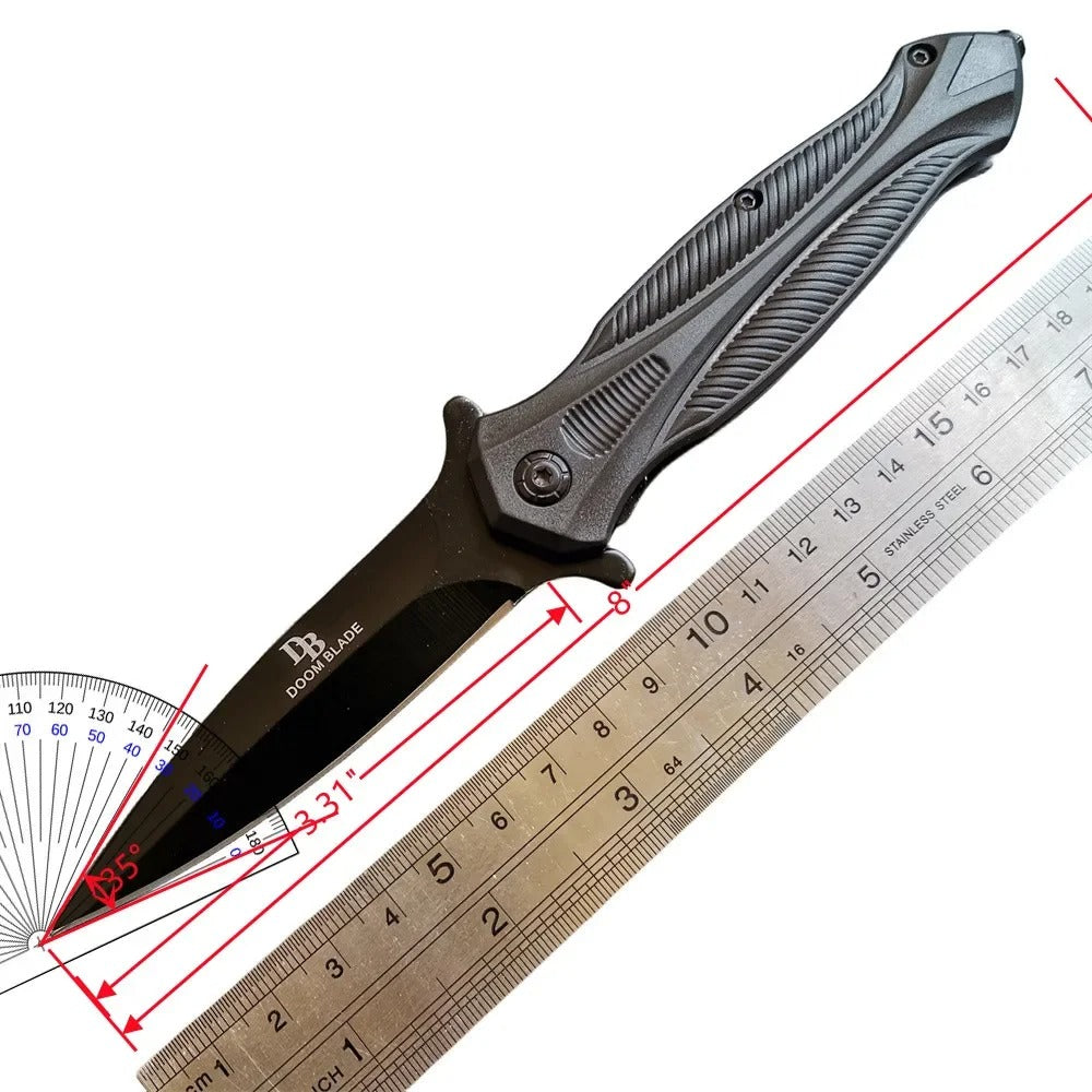 Stainless Steel Axe &amp; Folding Knife Combo Set – Built for Outdoor Adventures - The EDC Outpost