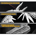 New Folding Multi-tool Pocket Knife Pliers Mini Portable Fold Outdoor Hunting Survival Rescue Tactical Multipurpose Repair Tool - The EDC Outpost