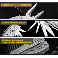 New Folding Multi-tool Pocket Knife Pliers Mini Portable Fold Outdoor Hunting Survival Rescue Tactical Multipurpose Repair Tool - The EDC Outpost