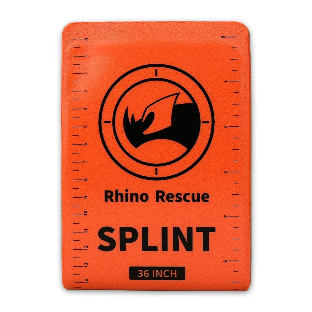 RHINO RESCUE First Aid Splint – 36" x 4.3" Lightweight Emergency Bone Support for Camping, Hiking & Survival Kits - The EDC Outpost