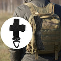 Multi-Purpose Nylon Tactical Gloves Hook | Safety Clip with Buckle for Work, Climbing, Hiking & Camping - The EDC Outpost