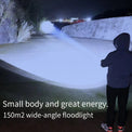 Ultra-Bright 3-Core LED Tactical Flashlight – Rechargeable High Power Mini Torch with Metal Clip - The EDC Outpost