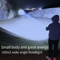 Ultra-Bright 3-Core LED Tactical Flashlight – Rechargeable High Power Mini Torch with Metal Clip - The EDC Outpost