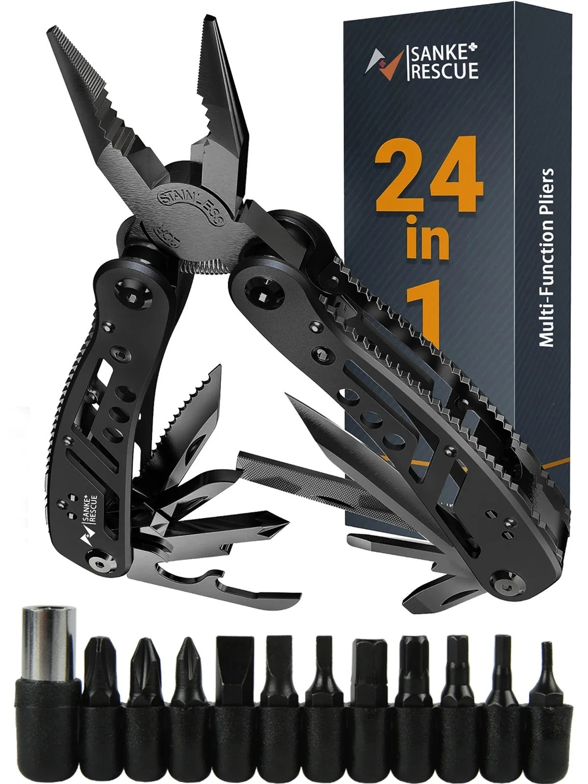 24-in-1 Heavy-Duty Multitool Pliers with Screwdriver Set – Survival, Camping, Hunting & Everyday Carry Gear - The EDC Outpost