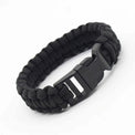 23cm/9in Seven Core Paracord Survival Bracelet – Outdoor Emergency Escape Camping Tool with Plaited Rope Design - The EDC Outpost