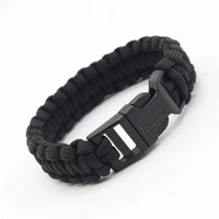 23cm/9in Seven Core Paracord Survival Bracelet – Outdoor Emergency Escape Camping Tool with Plaited Rope Design - The EDC Outpost
