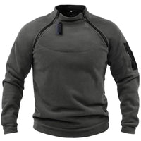 Men’s Tactical Polar Fleece Jacket – Windproof Hunting, Hiking & Outdoor Thermal Pullover - The EDC Outpost