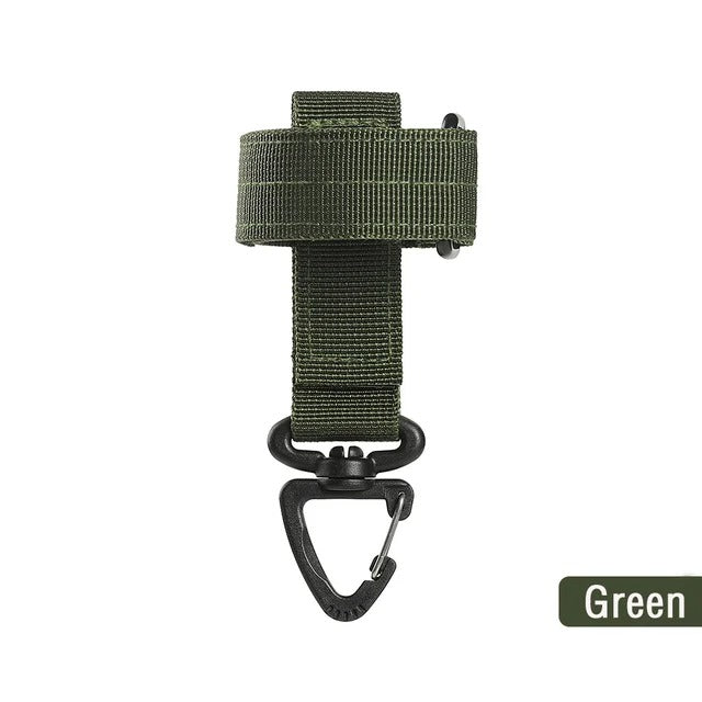 Multi-Purpose Nylon Tactical Gloves Hook | Safety Clip with Buckle for Work, Climbing, Hiking & Camping - The EDC Outpost
