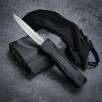 BM 4850 Push Button Knife – 440C Stainless Steel Blade & Zinc Alloy Handle | Outdoor Camping, Fishing, EDC Multi-Purpose Tool - The EDC Outpost