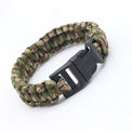 23cm/9in Seven Core Paracord Survival Bracelet – Outdoor Emergency Escape Camping Tool with Plaited Rope Design - The EDC Outpost