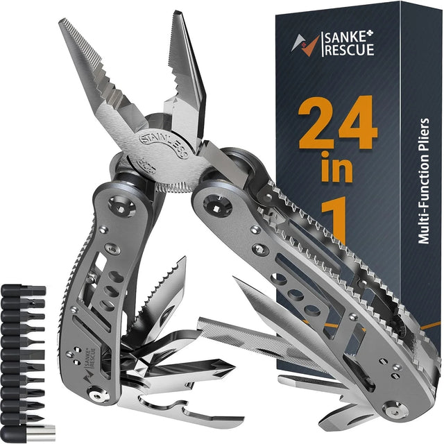 24-in-1 Heavy-Duty Multitool Pliers with Screwdriver Set – Survival, Camping, Hunting & Everyday Carry Gear - The EDC Outpost