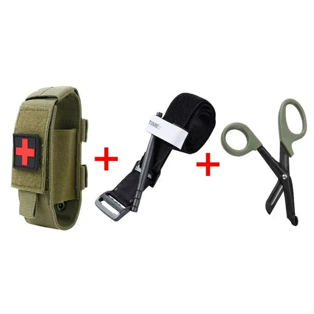 Military Tactical Tourniquet – Outdoor Survival Combat Medical Emergency Belt with Windlass for Camping, Hiking & First Aid - The EDC Outpost