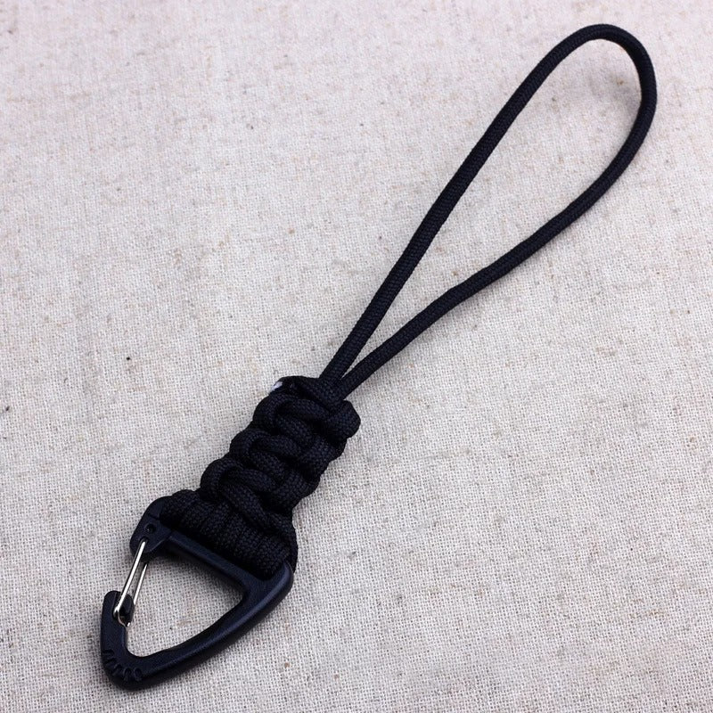 Paracord Keychain – Military Braided Nylon Lanyard with Metal Buckle - The EDC Outpost