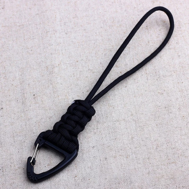 Paracord Keychain – Military Braided Nylon Lanyard with Metal Buckle - The EDC Outpost