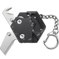 Multifunctional Hexagon Coin EDC Tool – Mini Folding Knife, Screwdriver, Pocket Keychain Survival Gear - The EDC Outpost