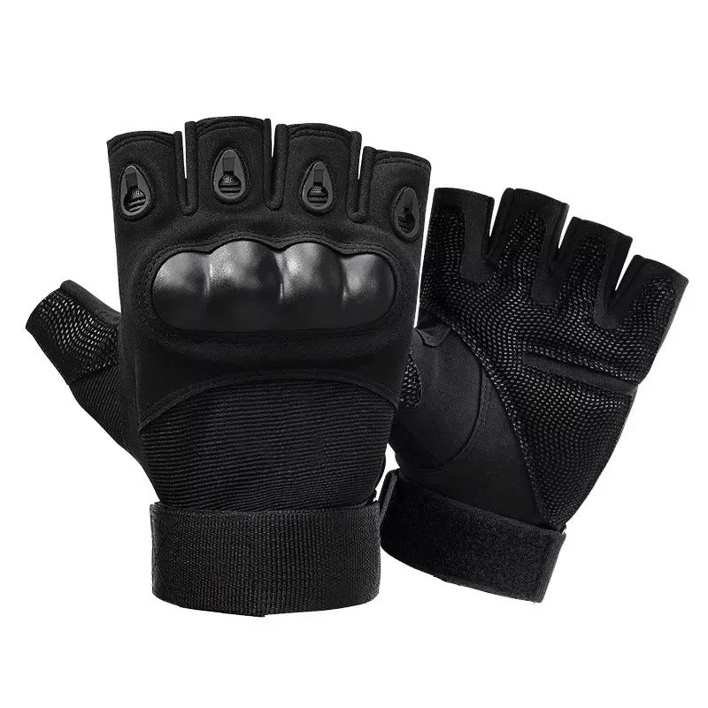 Tactical Fingerless Gloves – Training, Shooting, Biking, Gym, Mountaineering & Security Protection - The EDC Outpost